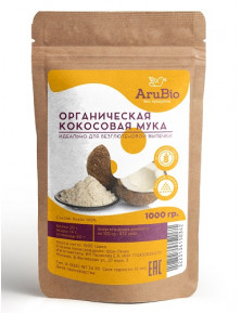 Мука кокосовая органическая, 1000 гр.